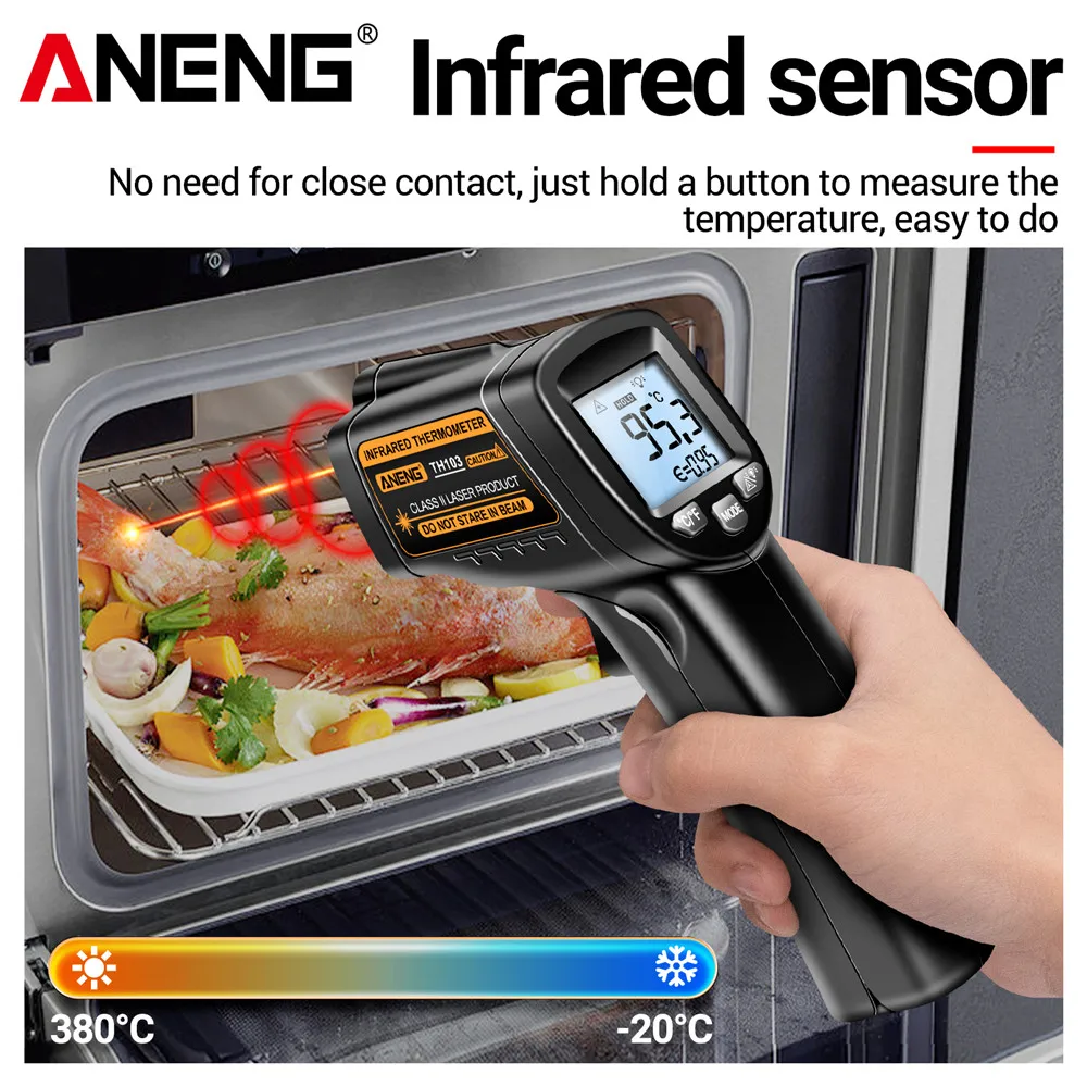 Pistolet thermique infrarouge  - Industrial Laser Temperature Sensor avis et prix