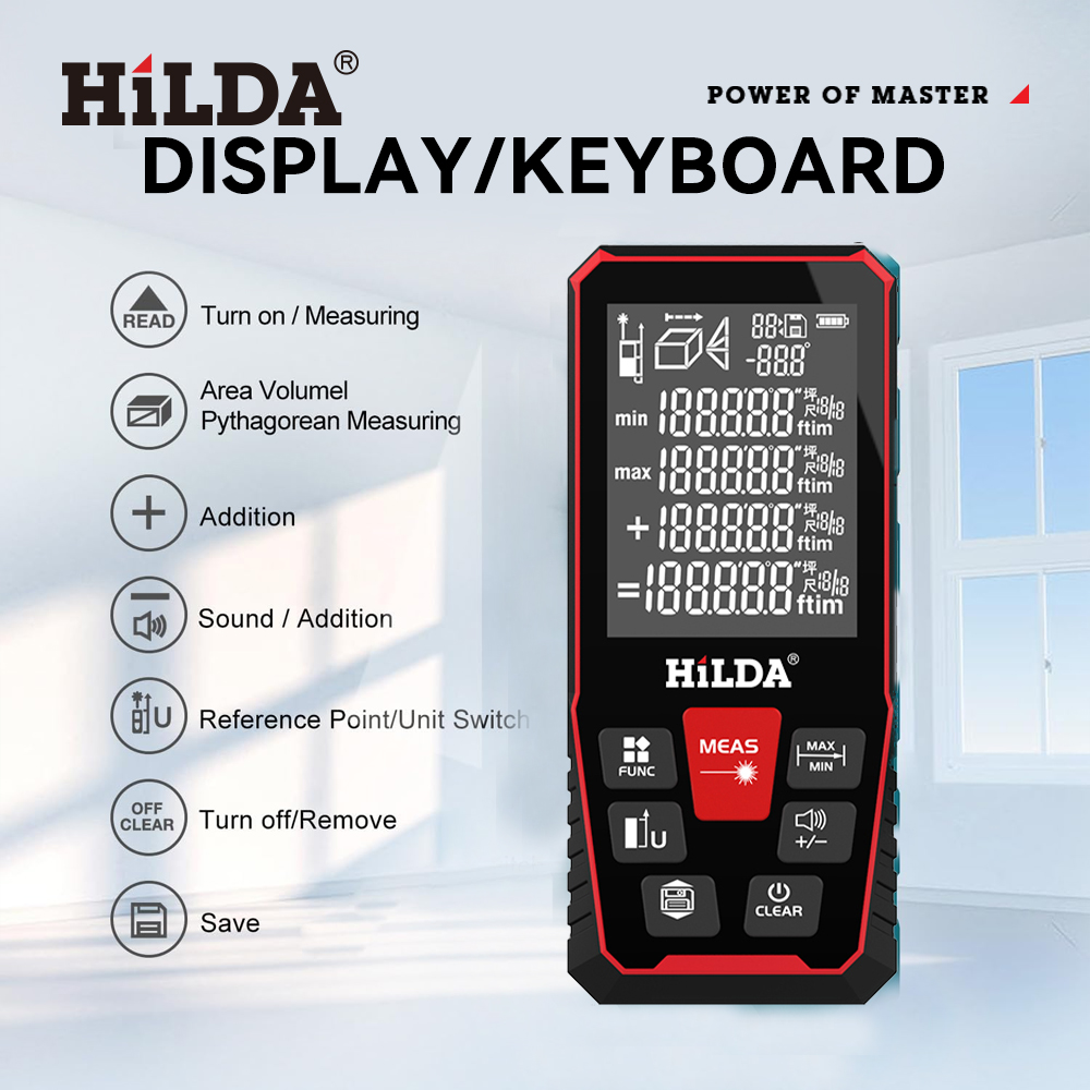 HILDA Laser Distance 50M/100M/ - Industrial Laser Rangefinder avis et prix