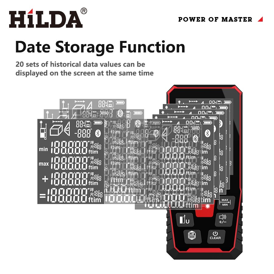 HILDA Laser Distance 50M/100M/ - Industrial Laser Rangefinder avis et prix