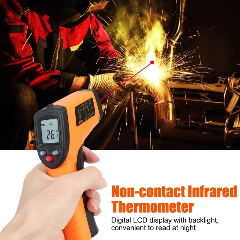 -50~380 ° C pyromètre infrarou - Industrial Laser Temperature Sensor avis et prix