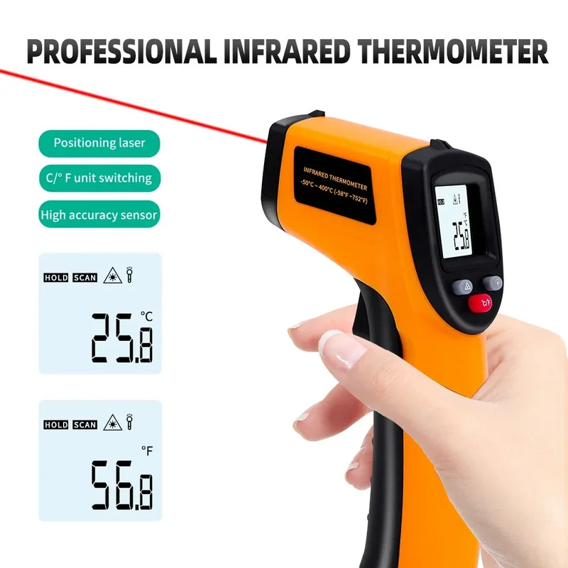 -50~380 ° C pyromètre infrarou - Industrial Laser Temperature Sensor avis et prix